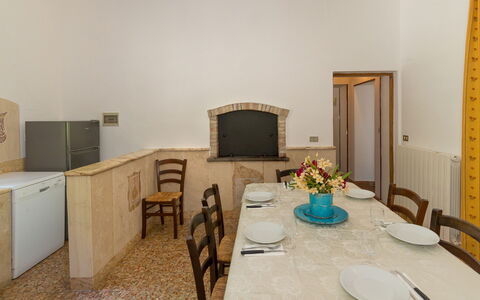 Alloggio Casiere: Cucina, Sala da pranzo