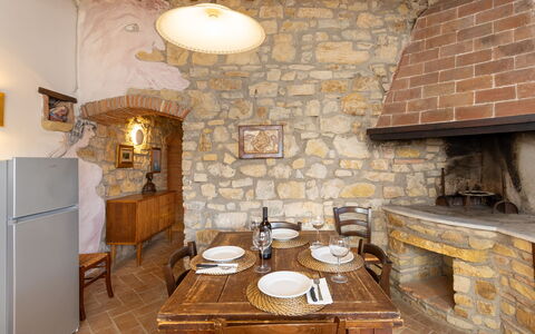 Alloggio Boscaiolo: Cucina, Sala da pranzo