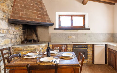Alloggio Boscaiolo: Cucina, Sala da pranzo