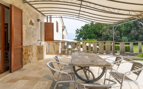 Alloggio Dependance 1: Balcone / Terrazza / Patio