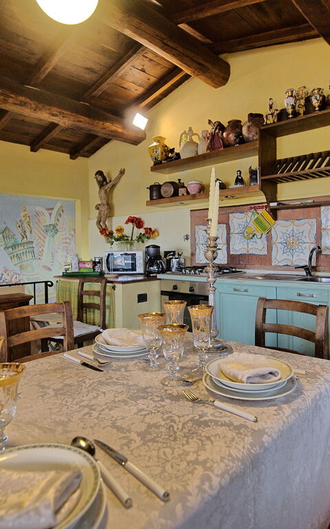 Casa Vania: Cucina, Sala da pranzo
