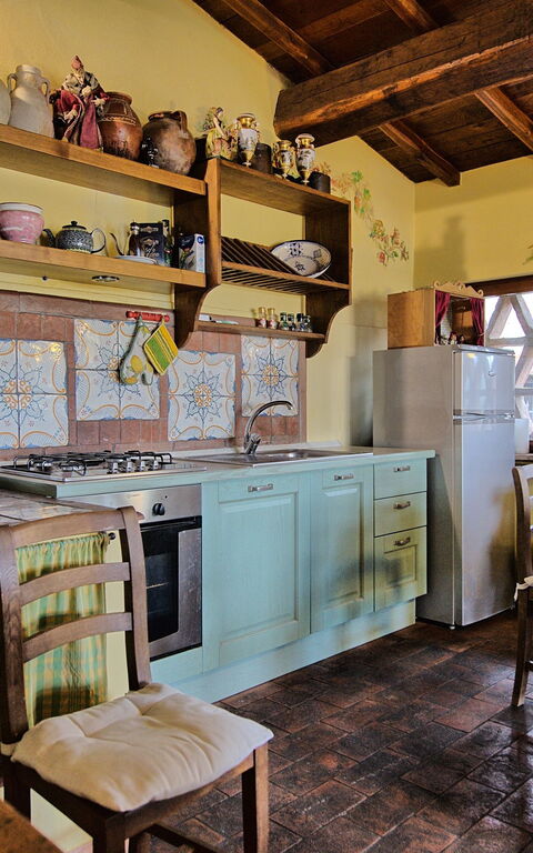 Casa Vania: Cucina, Sala da pranzo