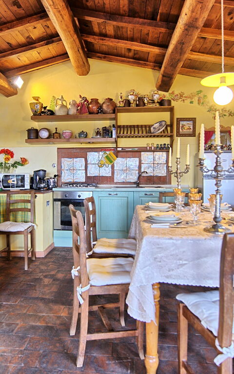 Casa Vania: Cucina, Sala da pranzo