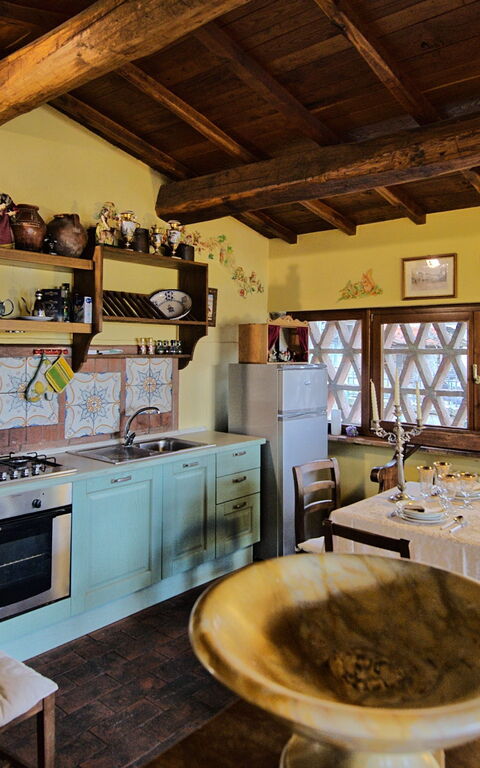 Casa Vania: Cucina, Sala da pranzo