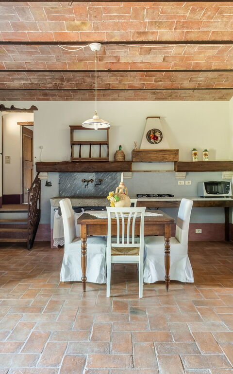 Villa Castiglione: Cucina, Sala da pranzo