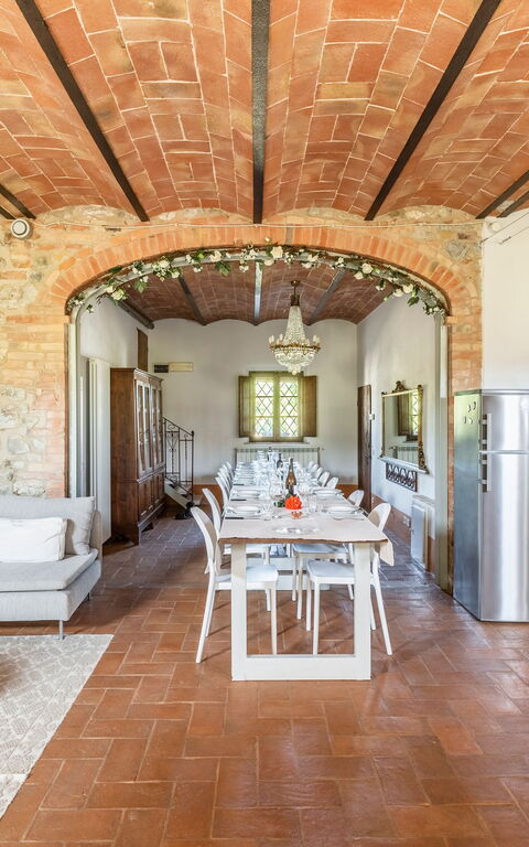 Villa Castiglione: Cucina, Sala da pranzo, Soggiorno