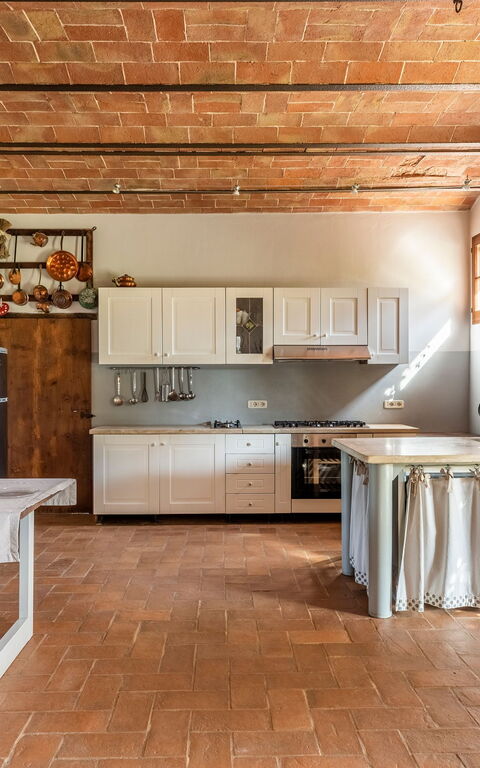 Villa Castiglione: Cucina, Sala da pranzo