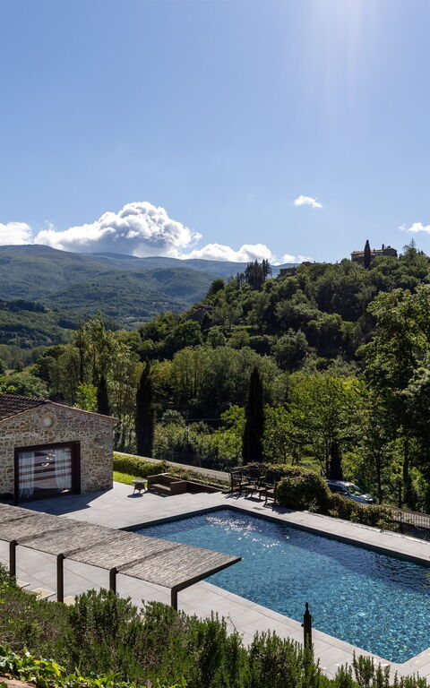 Villa Casentino: Piscina