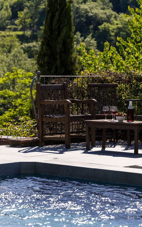 Villa Casentino: Piscina