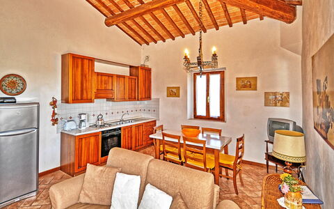 Alloggio Vittoriana 4: Cucina, Sala da pranzo, Soggiorno