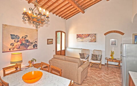 Alloggio Vittoriana 4: Cucina, Sala da pranzo, Soggiorno