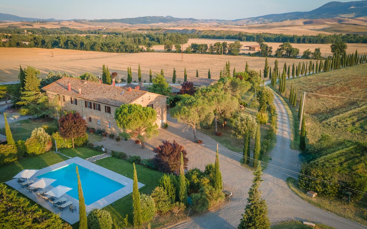 Villa Cassia: Piscina, Vista Panoramica