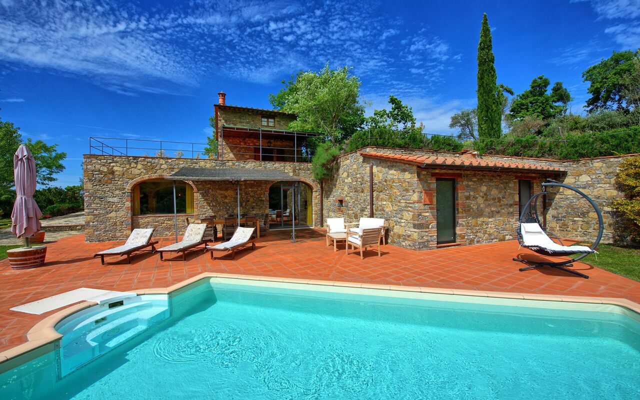 Villa Barbischio: Giardino, Piscina