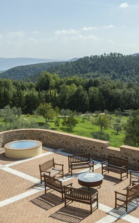 Villa Vittorio: Giardino, Vista Panoramica