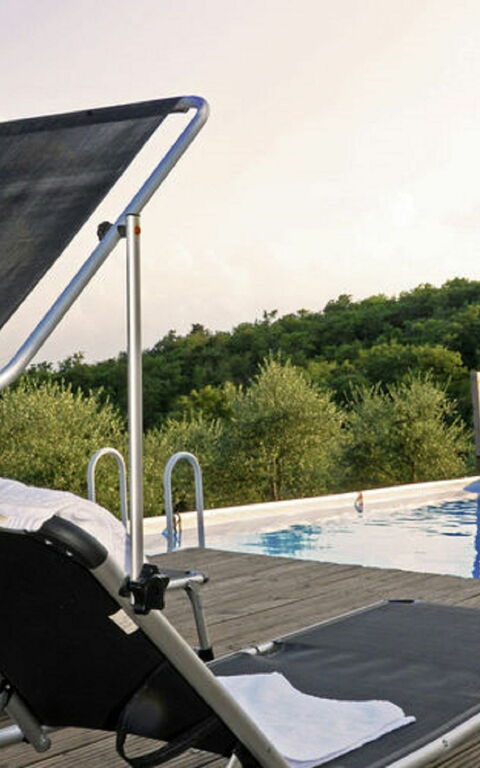 Civitella: Giardino, Piscina