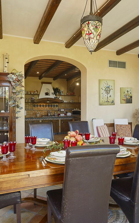 Villa Oasi: Sala da pranzo