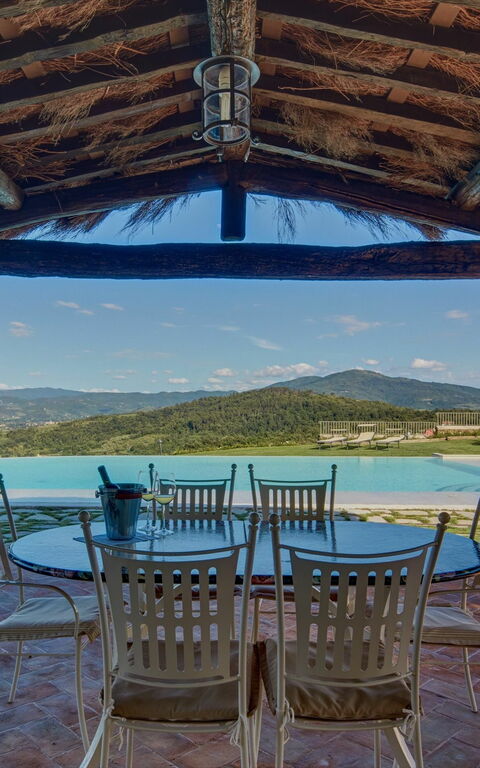 Villa Agazzi: Balcone / Terrazza / Patio, Piscina