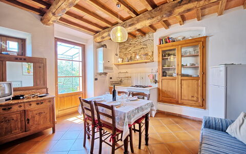 Alloggio Rustico: Cucina, Sala da pranzo, Soggiorno