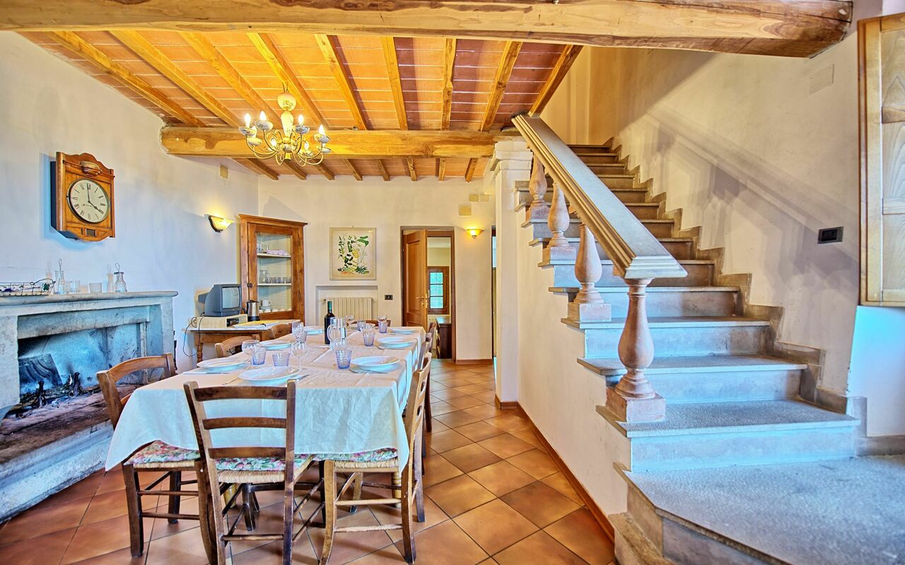 Alloggio Fienile: Sala da pranzo, Soggiorno