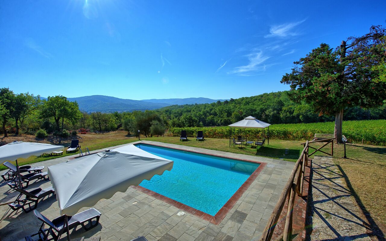 Casavecchia: Estate, Piscina, Vista Panoramica