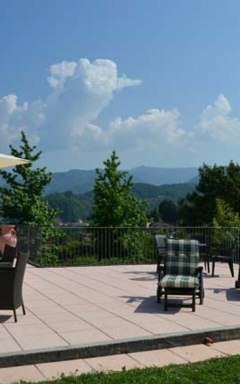 Villa Il Nido: Balcone / Terrazza / Patio, Giardino