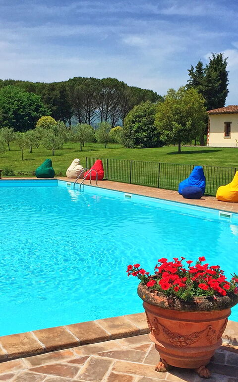 Villa Sant' Angelo: Giardino, Piscina