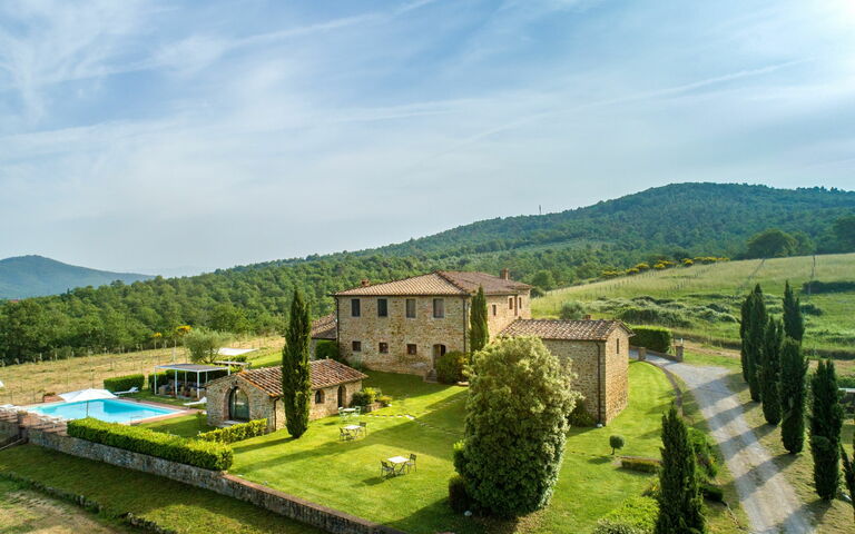 Villa Gerlino: Giardino, Vista Panoramica