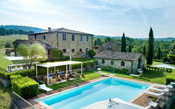 Villa Gerlino: Piscina