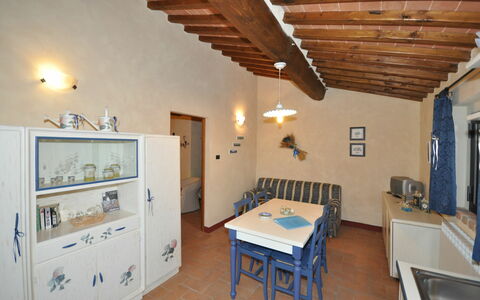 Alloggio Ortensia: Cucina, Sala da pranzo, Soggiorno