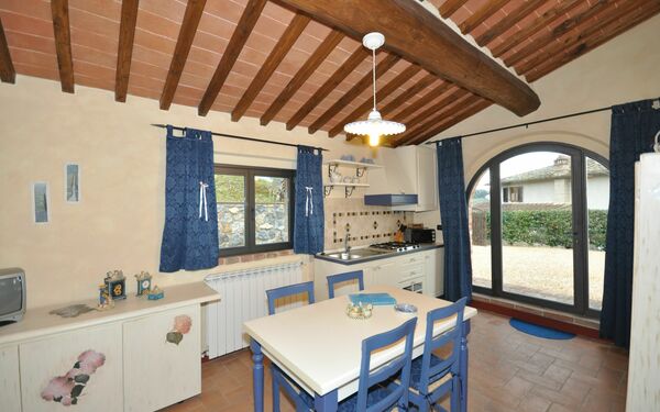 Alloggio Ortensia: Cucina, Sala da pranzo, Soggiorno