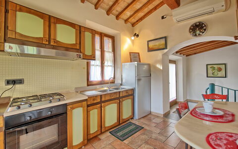Alloggio Il Cottage: Cucina, Sala da pranzo