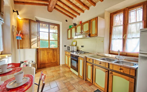 Alloggio Il Cottage: Cucina, Sala da pranzo