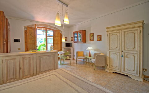 Alloggio Ovile: Camera da letto, Cucina, Sala da pranzo, Soggiorno