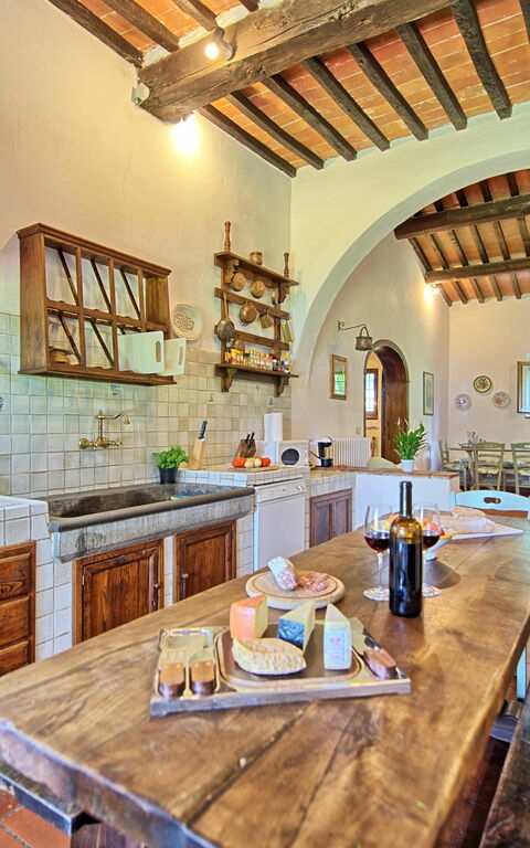 Villa Campogialli: Cucina, Sala da pranzo