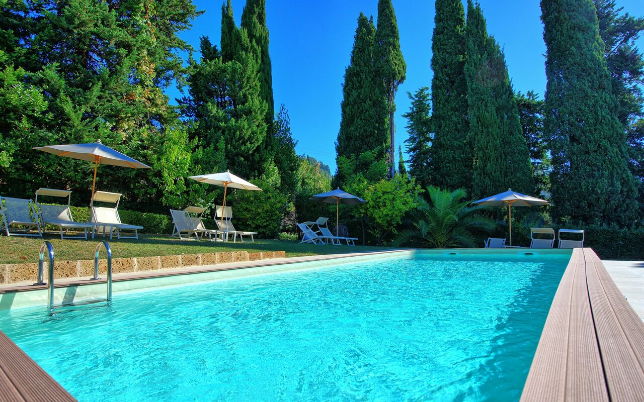 Villa Camaiore: Giardino, Piscina