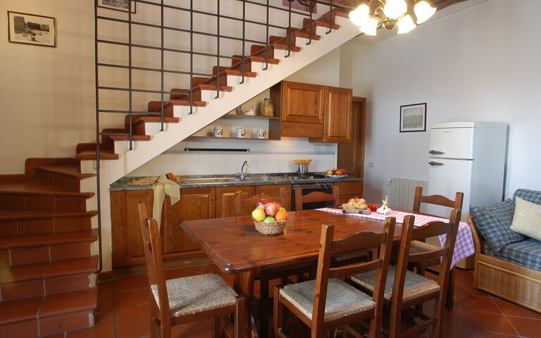 Alloggio La Valle 2: Cucina, Sala da pranzo, Soggiorno