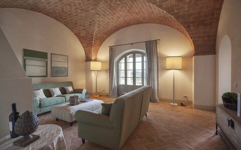 Alloggio La Valle 1 Castelfalfi: Soggiorno