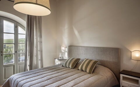 Alloggio La Valle 1 Castelfalfi: Camera da letto