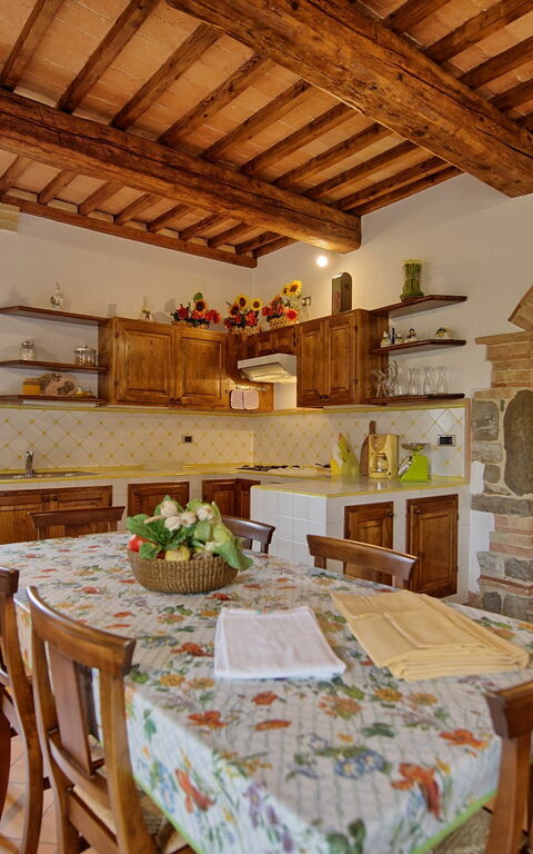 Villa Montalcino: Cucina, Sala da pranzo
