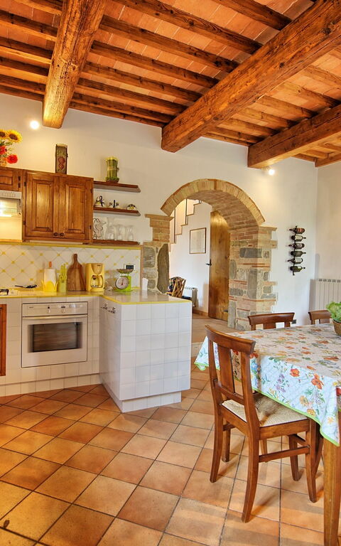 Villa Montalcino: Cucina, Sala da pranzo