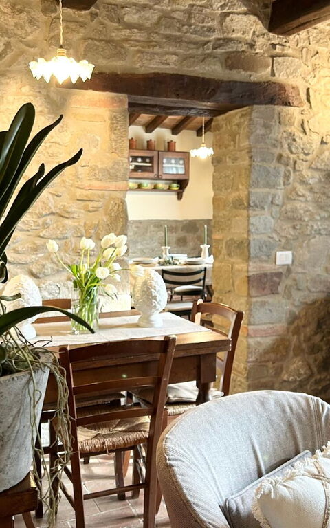 Antico Casale: Sala da pranzo, Soggiorno