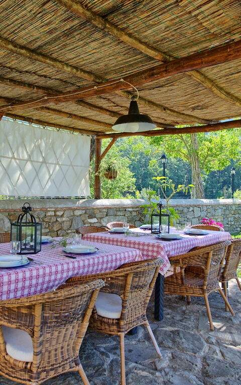 Villa Poggiolino: Balcone / Terrazza / Patio, Giardino