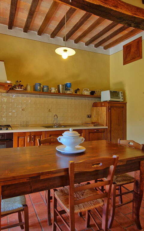 Villa Poggiolino: Cucina, Sala da pranzo