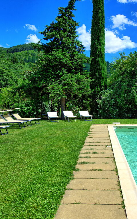 Villa Poggiolino: all'aperto, Giardino, Piscina