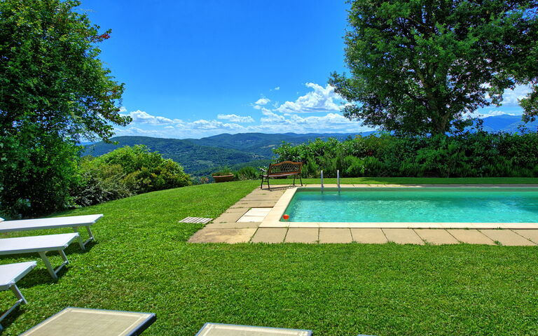 Villa Poggiolino: all'aperto, Giardino, Piscina, Vista Panoramica