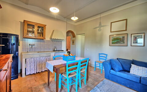 Alloggio Stalla Apartment: Cucina, Sala da pranzo, Soggiorno