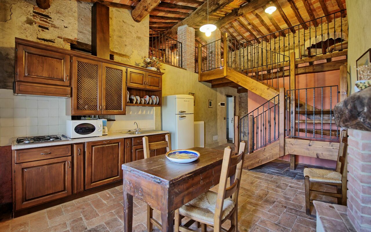 Alloggio Torre: Cucina, Sala da pranzo