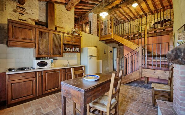 Alloggio Torre: Cucina, Sala da pranzo