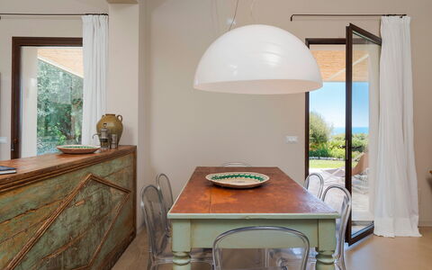 Alloggio Isla Verde - Ulivi: Sala da pranzo