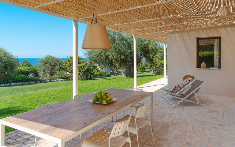 Alloggio Isla Verde - Ulivi: all'aperto, Balcone / Terrazza / Patio, Esterni, Giardino, Vista Panoramica